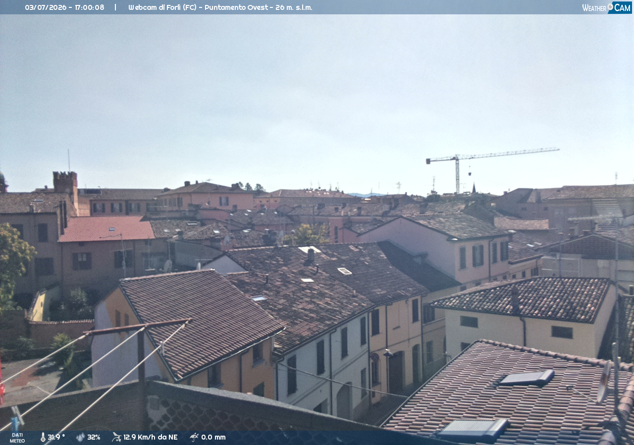 Webcam Forlì ovest